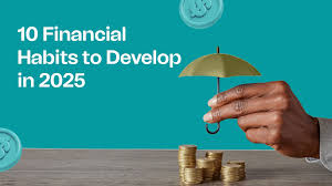 Indian man setting financial goals on phone with checklist of money rules for 2025 using Vizzve Finance